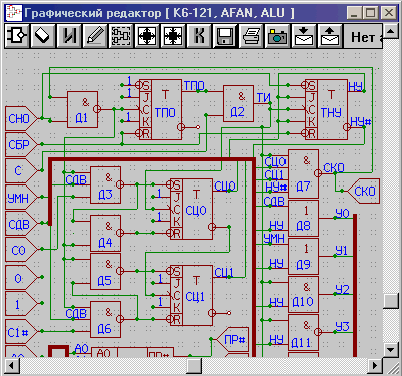 Графический редактор схем